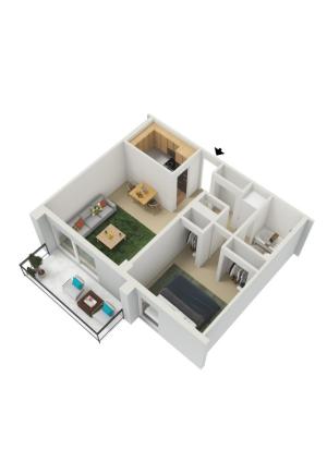 3D Floor Plan 9