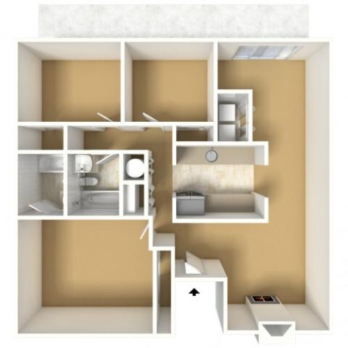 Aspen 2 Bed Apartment River Park Villas
