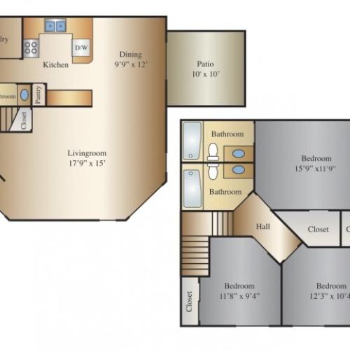 Mamba (Crocodile) 2 Bed Apartment Serengeti Springs