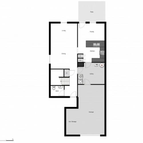 Maple HE 2 Bed 1.5 Bath JENL