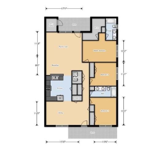 NR3 3 Bed 2 Bath SNCO