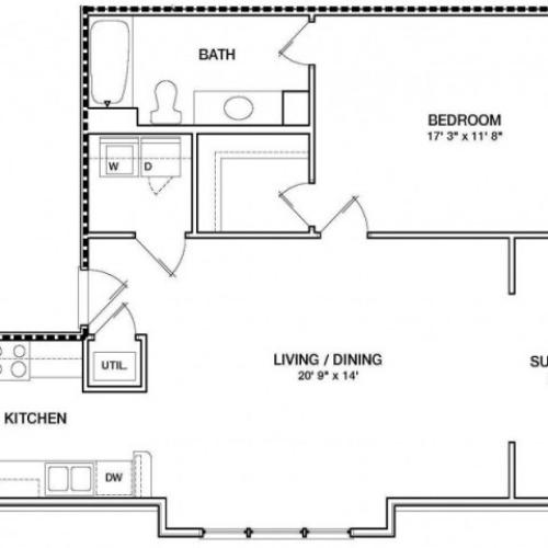 3 Bedroom HC 3 Bed Apartment Marsh View Place
