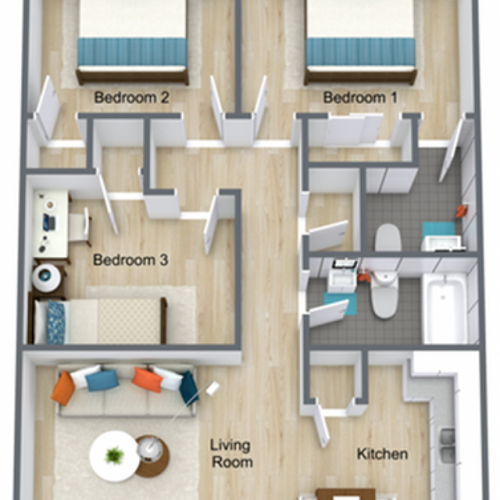 3 Bedroom Large