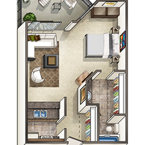 Studio Floor Plan