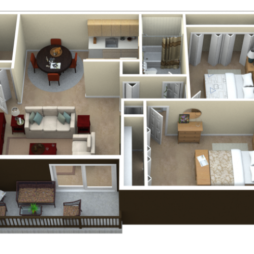 1 Bedroom Phase I 1 Bed Apartment Clinton Manor Apartments