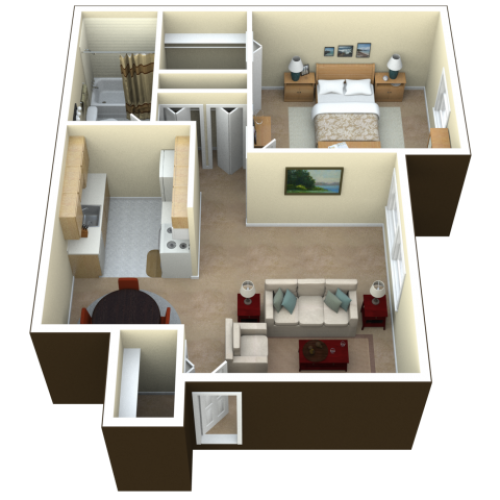 2 Bedroom Garden 2 Bed Apartment San Remo Villa Apartments