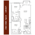 2 Bedroom Apartment Floor Plan Luxury Apartments Rochester MN | 501 on First