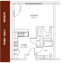 Studio Apartment Floor Plan Luxury Apartments Rochester MN | 501 on First