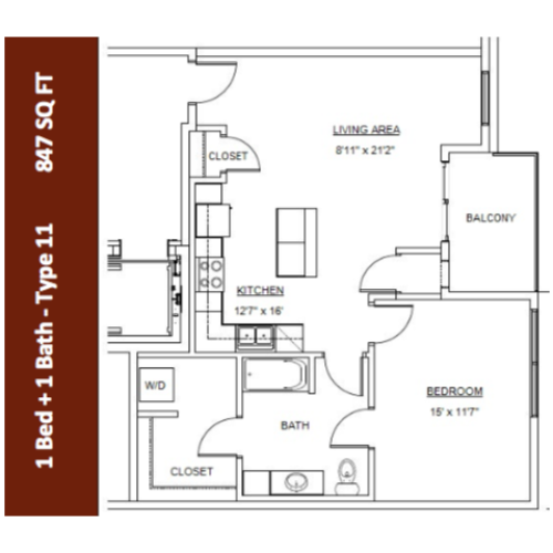 Type 11 Luxury Apartments Rochester MN | 501 on First