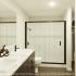 Bathroom with double Vanity Rendition  Encore Apartments