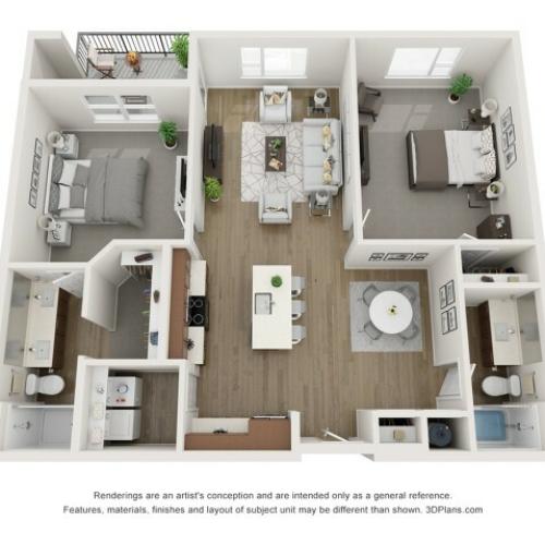 C5 Floor Plan | The Donovan | Apartments in Lees Summit, Missouri