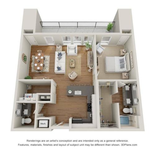 One Bedroom - A4 Penthouse