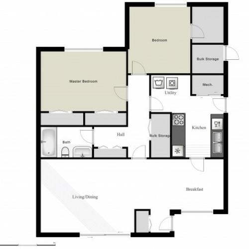 202 2 Bed 1 Bath CGO Extended Stay