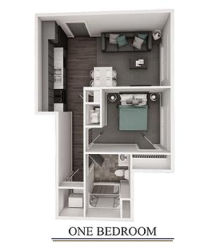 One Bedroom 3-D