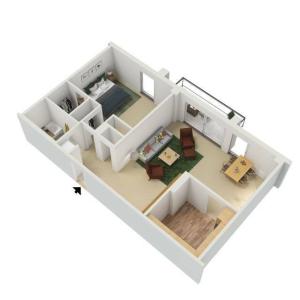 3D Floor Plan of Tier 1