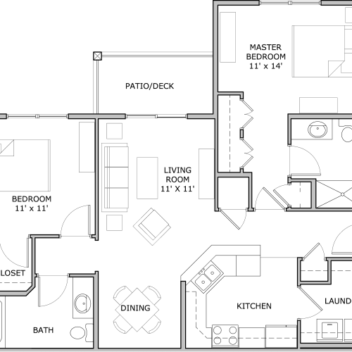The Preserve Floor plan 2D