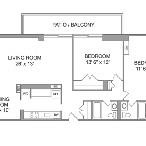 2 Bedroom Apts in Arlington VA | Wildwood Park