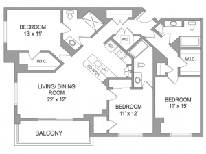 3 Bedroom Arlington Virginia Apartments | Birchwood 1