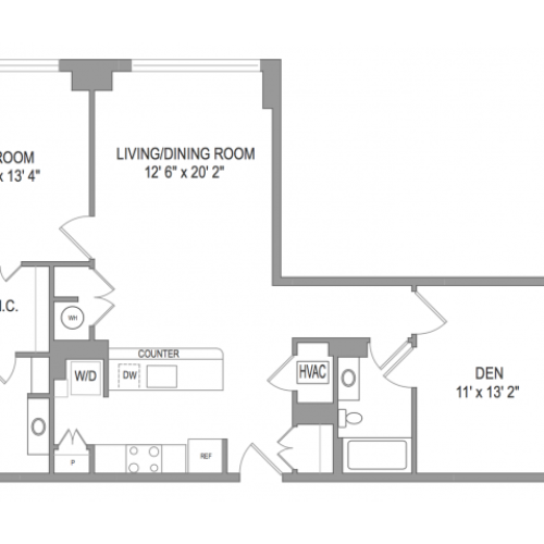Arlington Apartments | Thomas Court | Floorplan 1