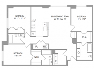 Arlington Apartments | Thomas Court | Floorplan 6