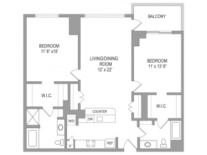 2 Bedroom Arlington Virginia Apartments | Birchwood 2
