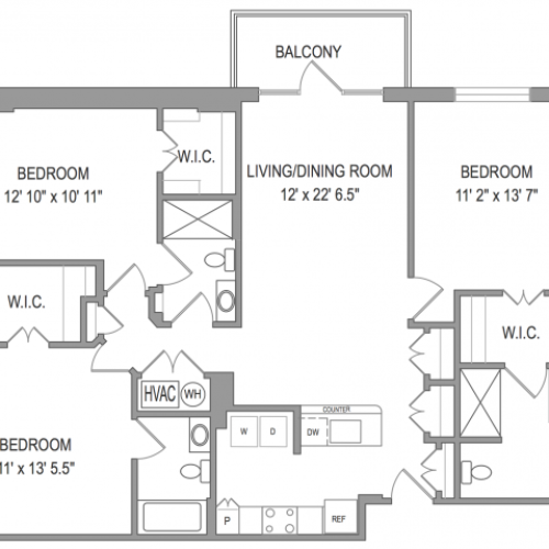 3 Bedroom Apartments in Arlington VA | Henderson Park 1