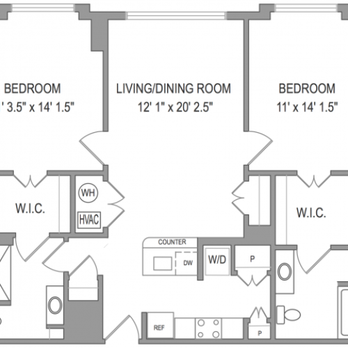 2 Bedroom Apartments in Arlington VA | Henderson Park
