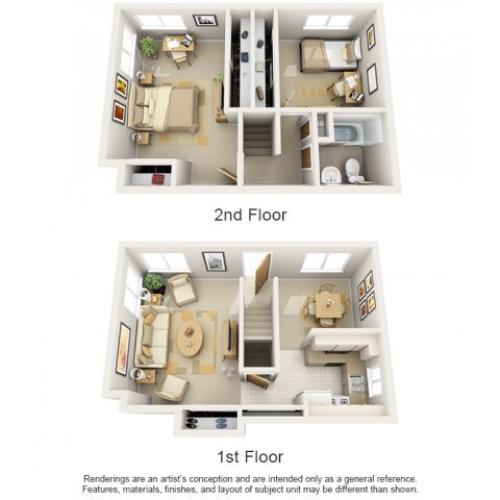 2 Bedroom Apartment 2 Bed Apartment Arlington Townhomes & Apartments