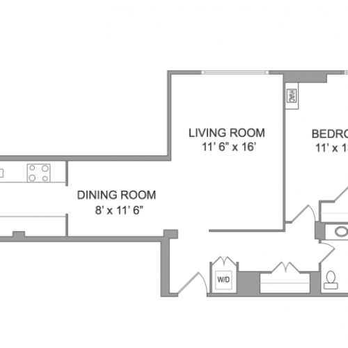 2x2 Patio 2 Bed Apartment Wildwood Park