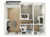 B10 Two Bedroom Floor Plan | 2501 Beacon Hill | Kansas City, MO Apartments